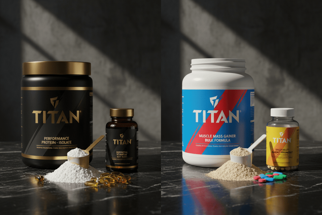 TITAN Clean Supplements vs Cheap Supplements — Premium vs Generic Side by Side