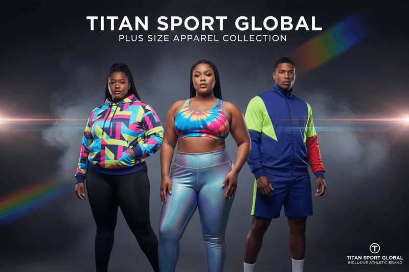 TITAN Plus Size Apparel  Bold Colorful Inclusive Athletic Wear 1X5X collection — TITAN SPORT GLOBAL