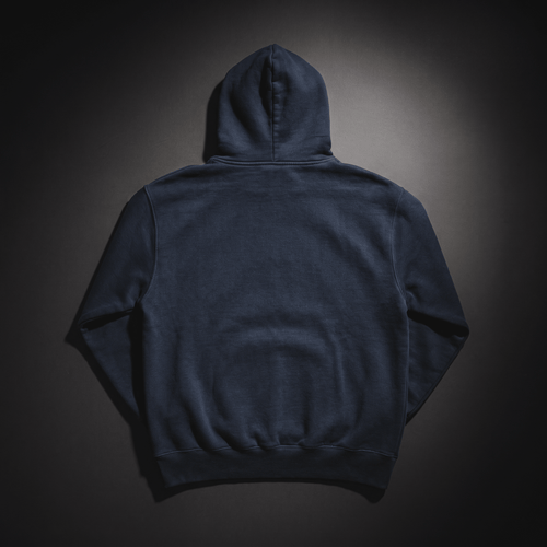 Generated back view lifestyle image for TITAN hoodie