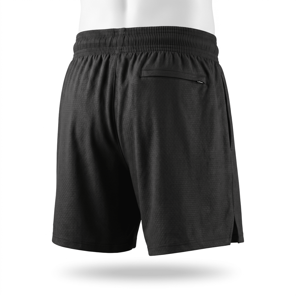 Generated back view for TITAN Athletic Shorts - Crown Edition