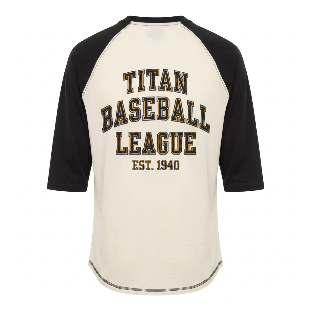 Generated back view lifestyle image for TITAN tee