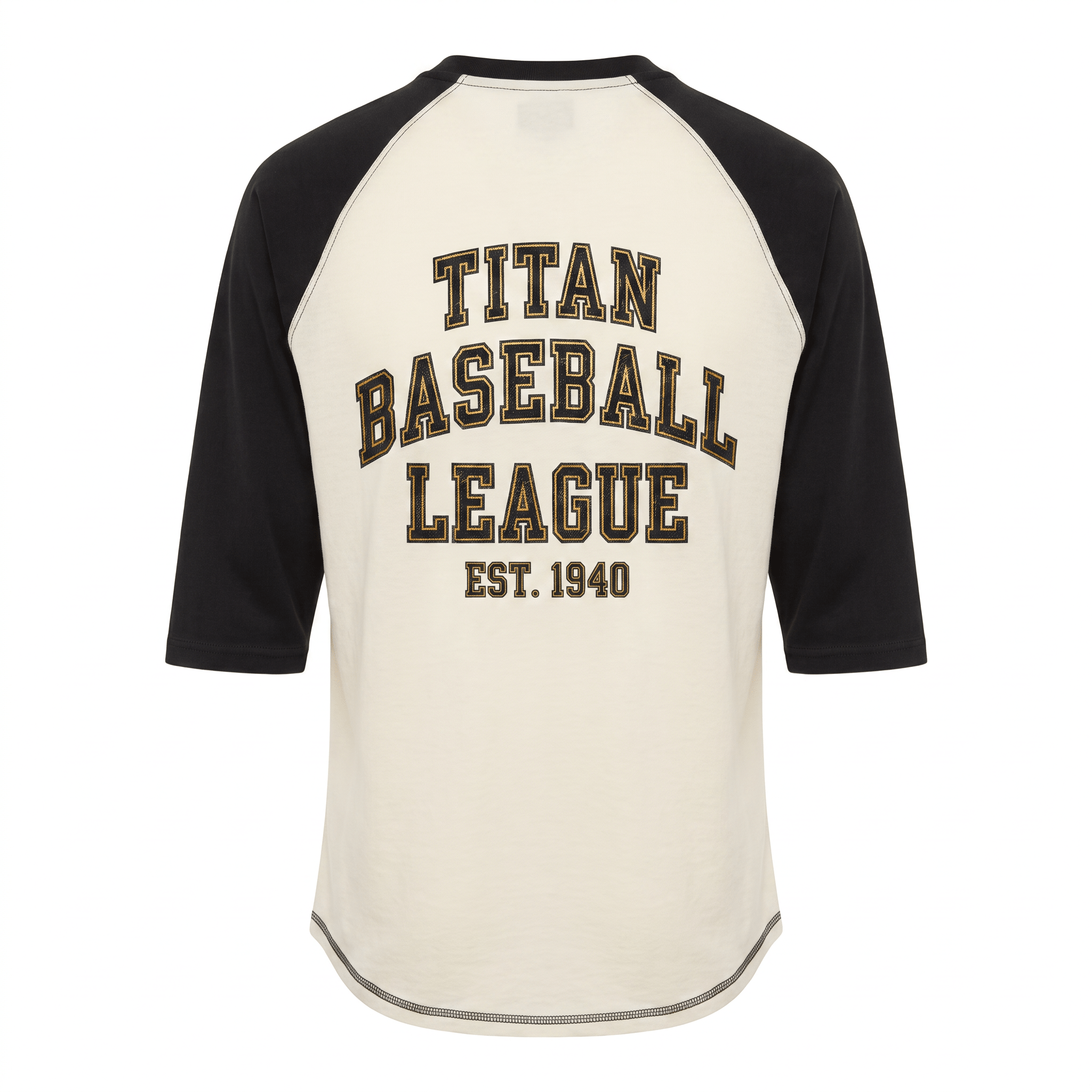 Generated back view lifestyle image for TITAN tee