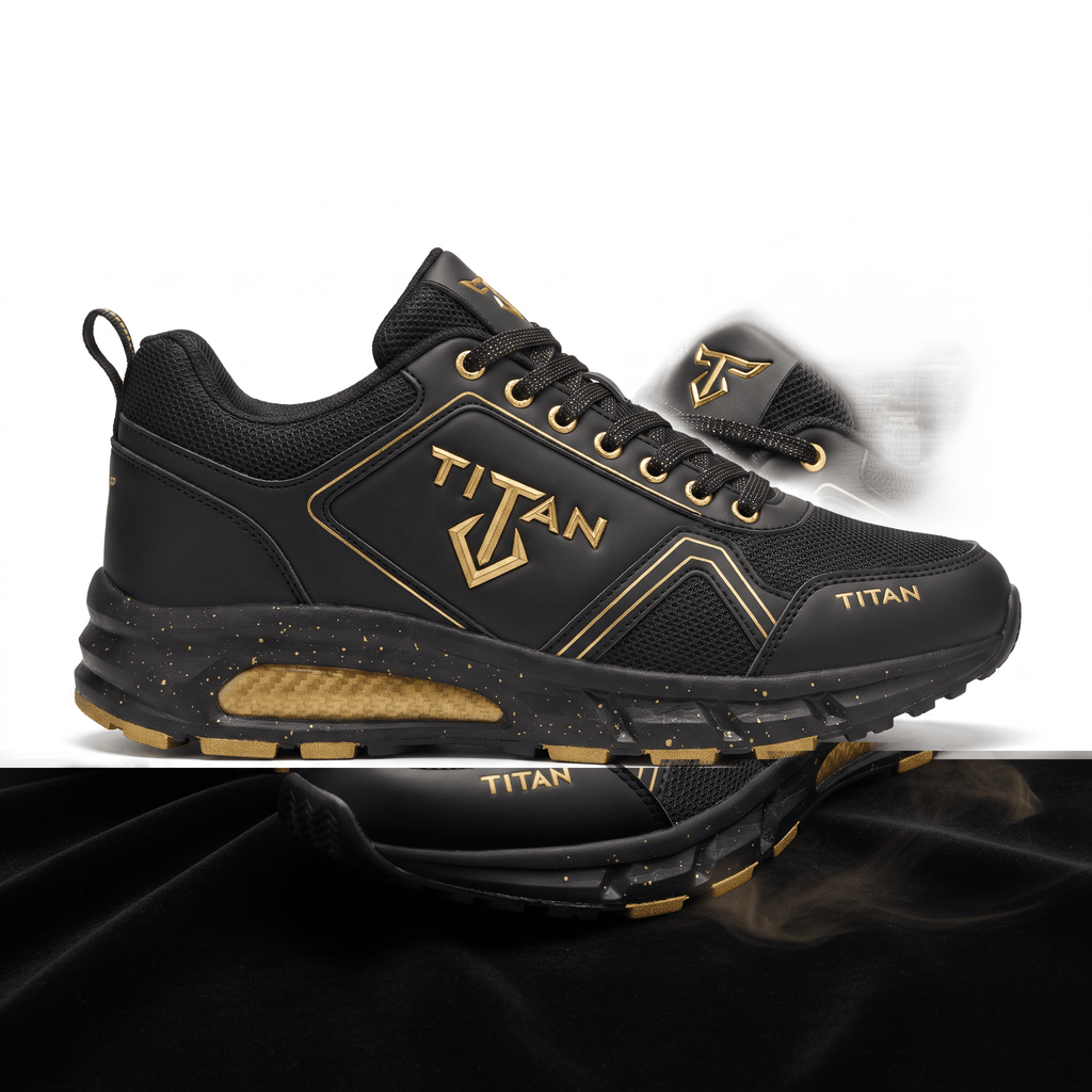 Generated lifestyle side profile for footwear product