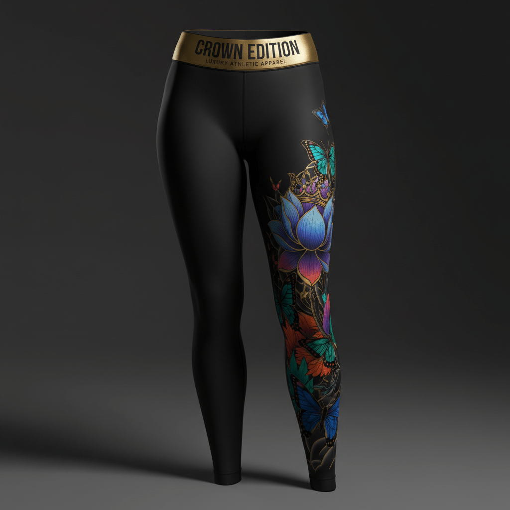 TITAN Plus Women's Sacred Lotus Crown Leggings — Inclusive Crown Edition