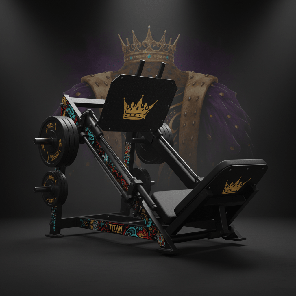 TITAN Crown Edition Plate-Loaded Leg Press Machine