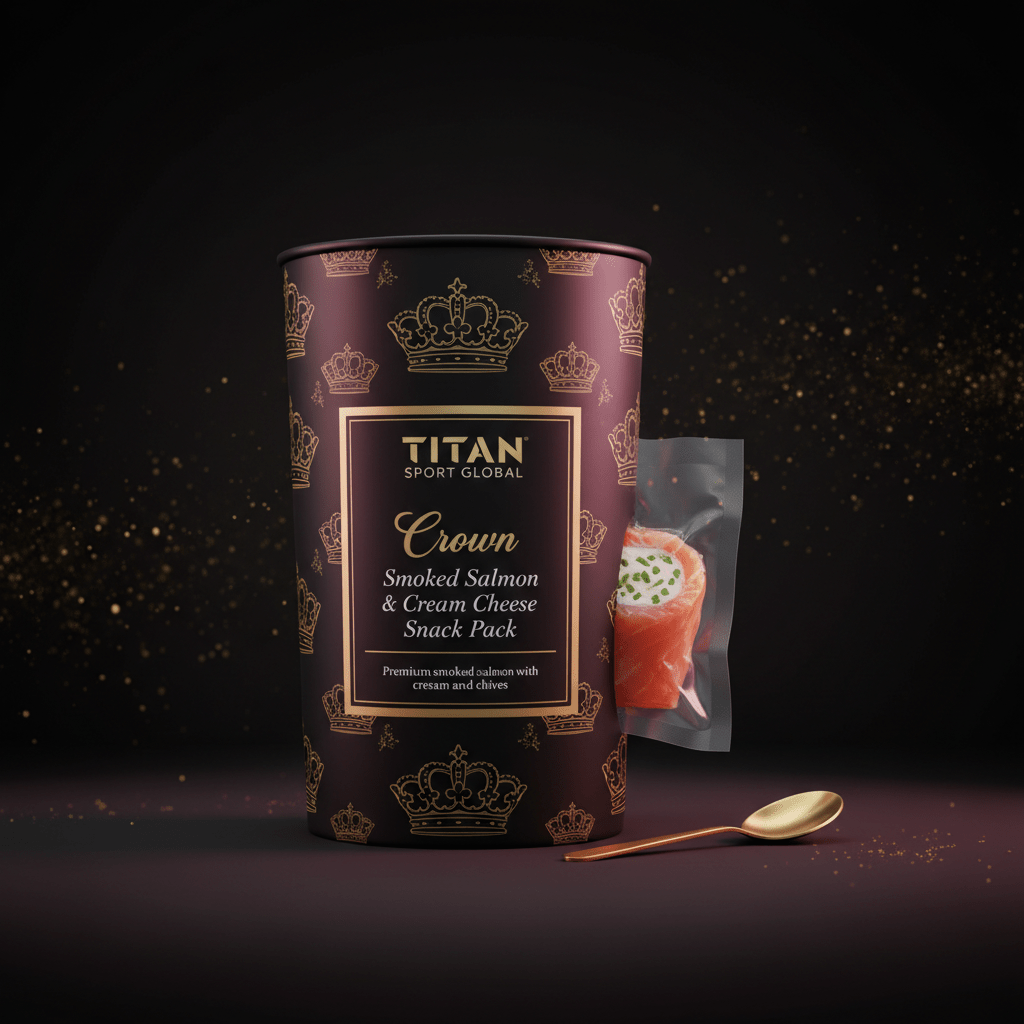 Crown Smoked Salmon & Cream Cheese Snack Pack - TITAN SPORT GLOBAL
