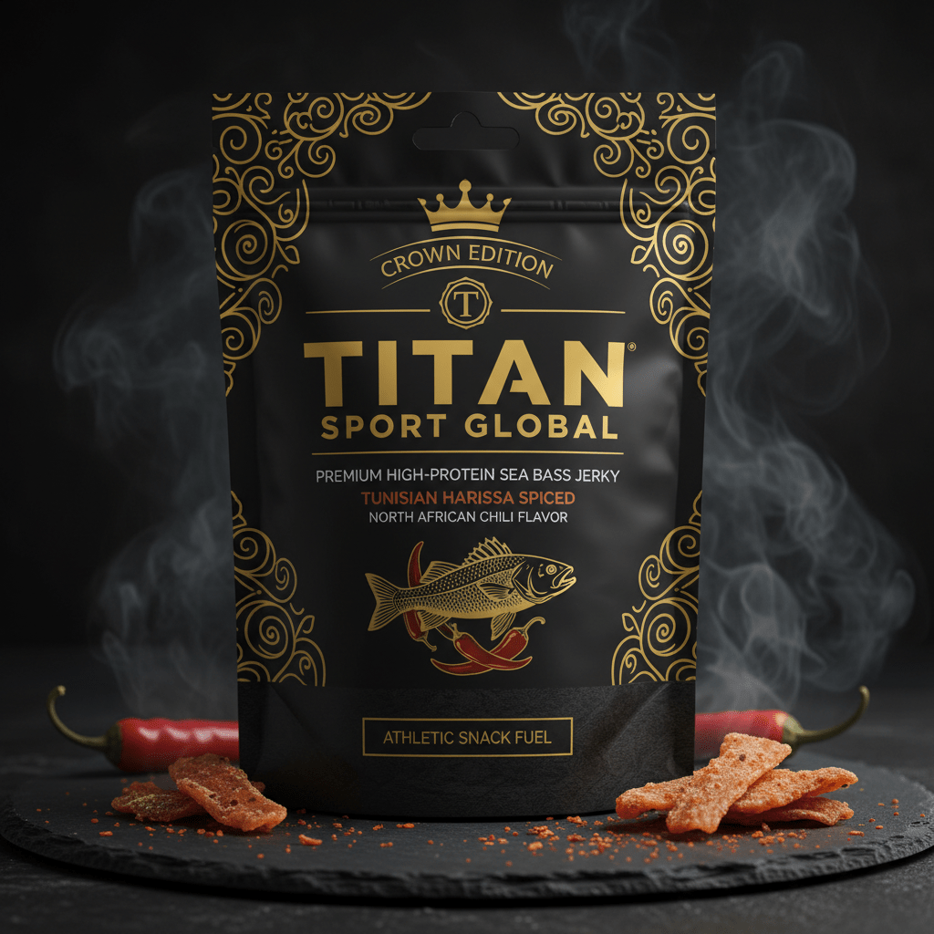 Tunisian Harissa Spiced Sea Bass Jerky — TITAN SPORT GLOBAL