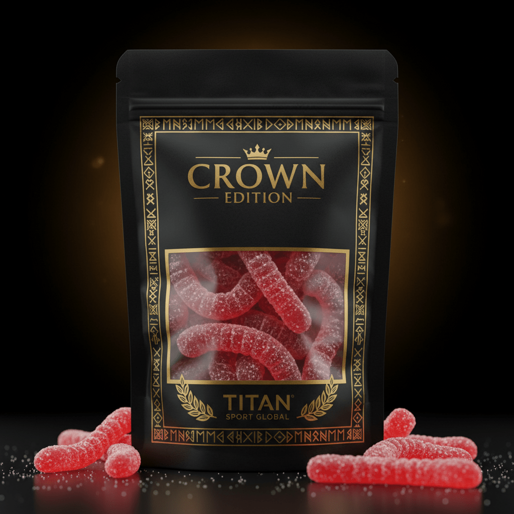 Crown High-Protein Sour Strawberry Worms