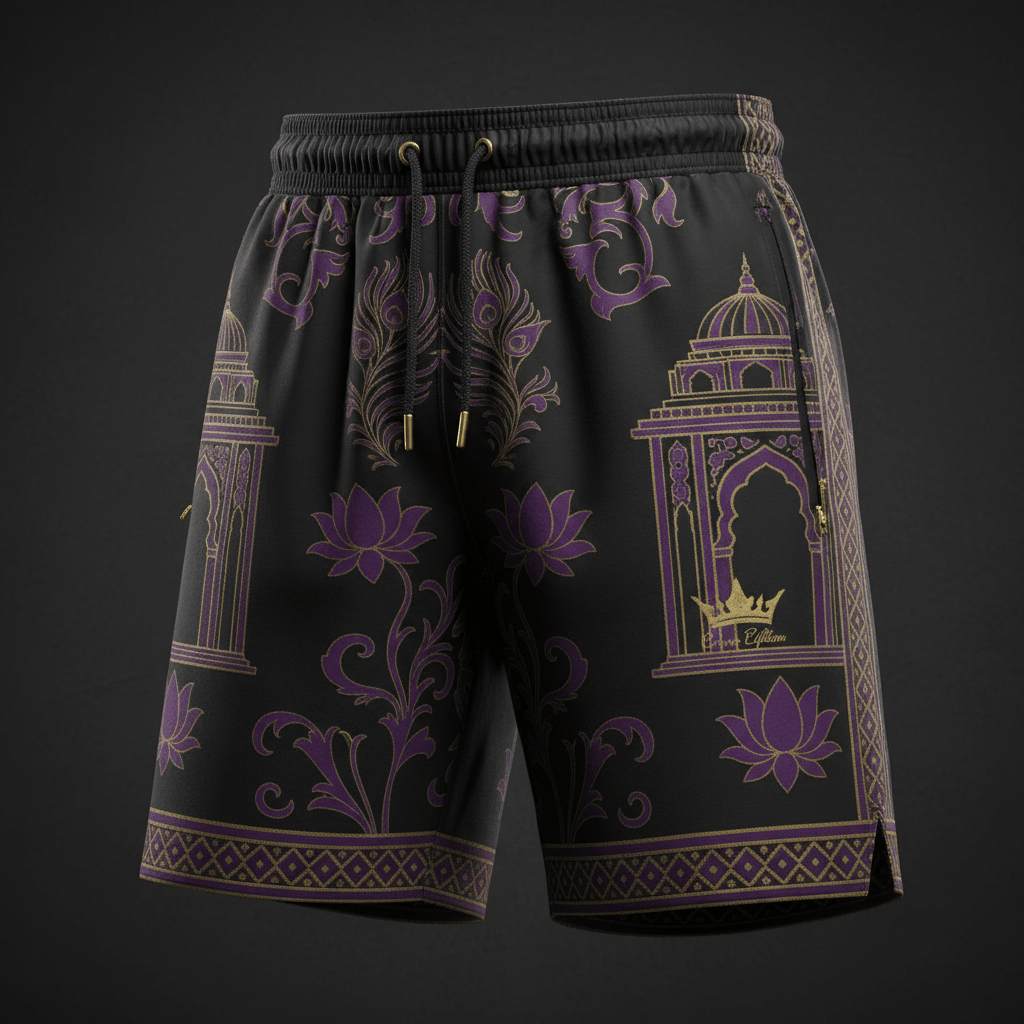 TITAN Indian Rajput Warrior Training Shorts — Maharaja Edition