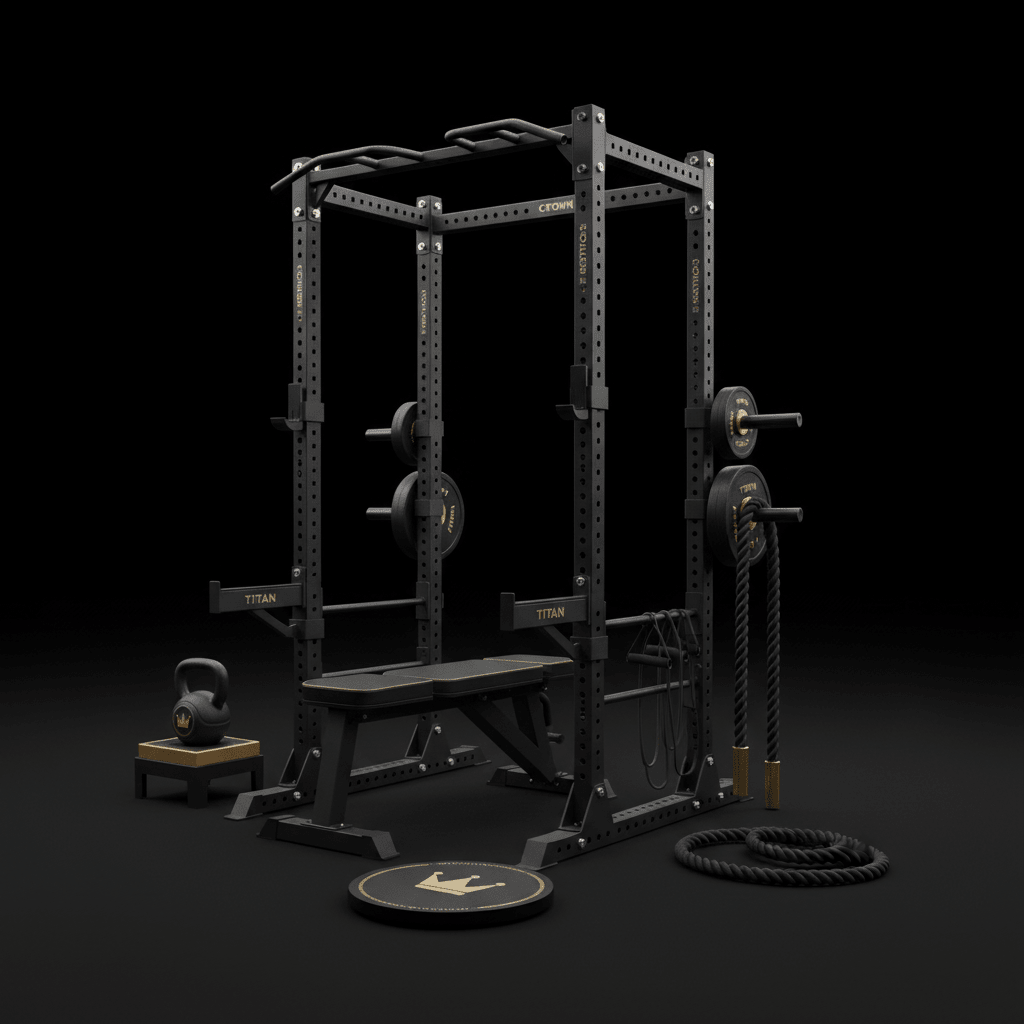 TITAN All-In-One Functional Fitness Home Gym Kit — Crown Edition