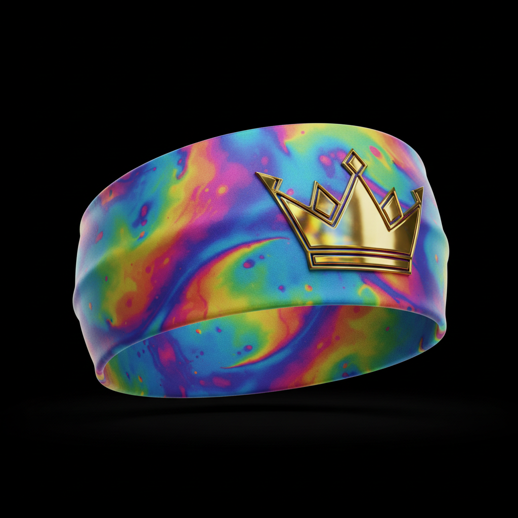 TITAN Basketball Headband Aurora Crown SWAG Edition