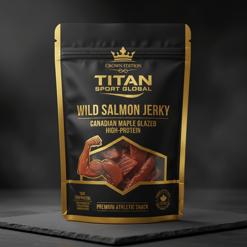 Canadian Maple Glazed Wild Salmon Jerky — TITAN SPORT GLOBAL