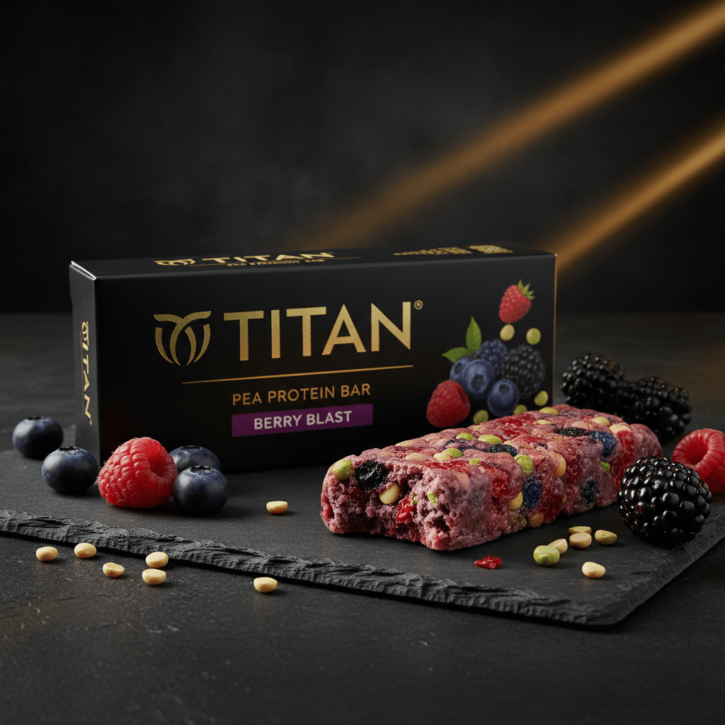 TITAN Pea Protein Bar - Berry Blast