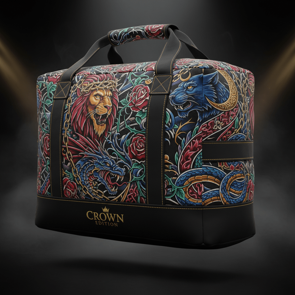 TITAN Crown Edition Heavy-Duty Training Sandbag — Crown Edition matte black and gold