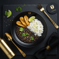 TITAN Cuban Vegan Potaje de Frijoles Negros Breakfast Bowl