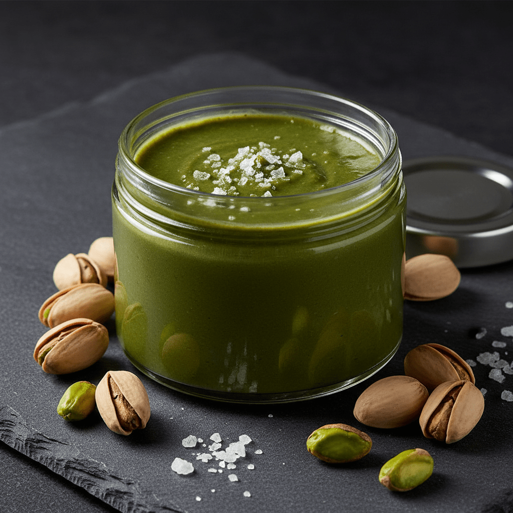 TITAN Pistachio Butter – Lightly Salted, premium product photography