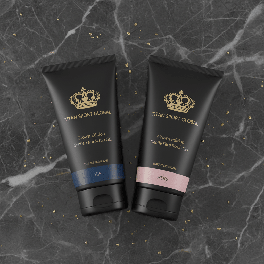 TITAN Crown Edition His & Hers Gentle Face Scrub Gel Set