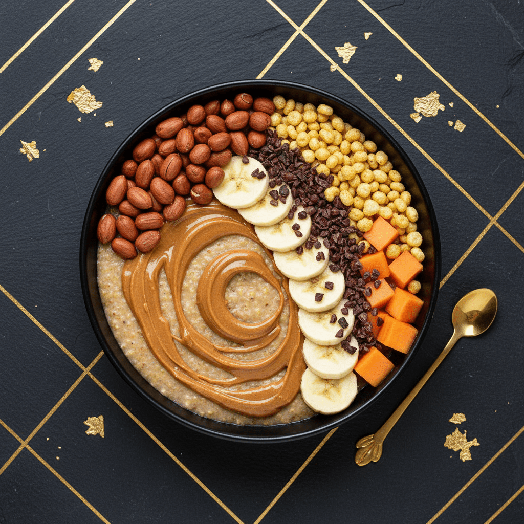 TITAN West African Groundnut Power Bowl — premium vegan breakfast meal plan