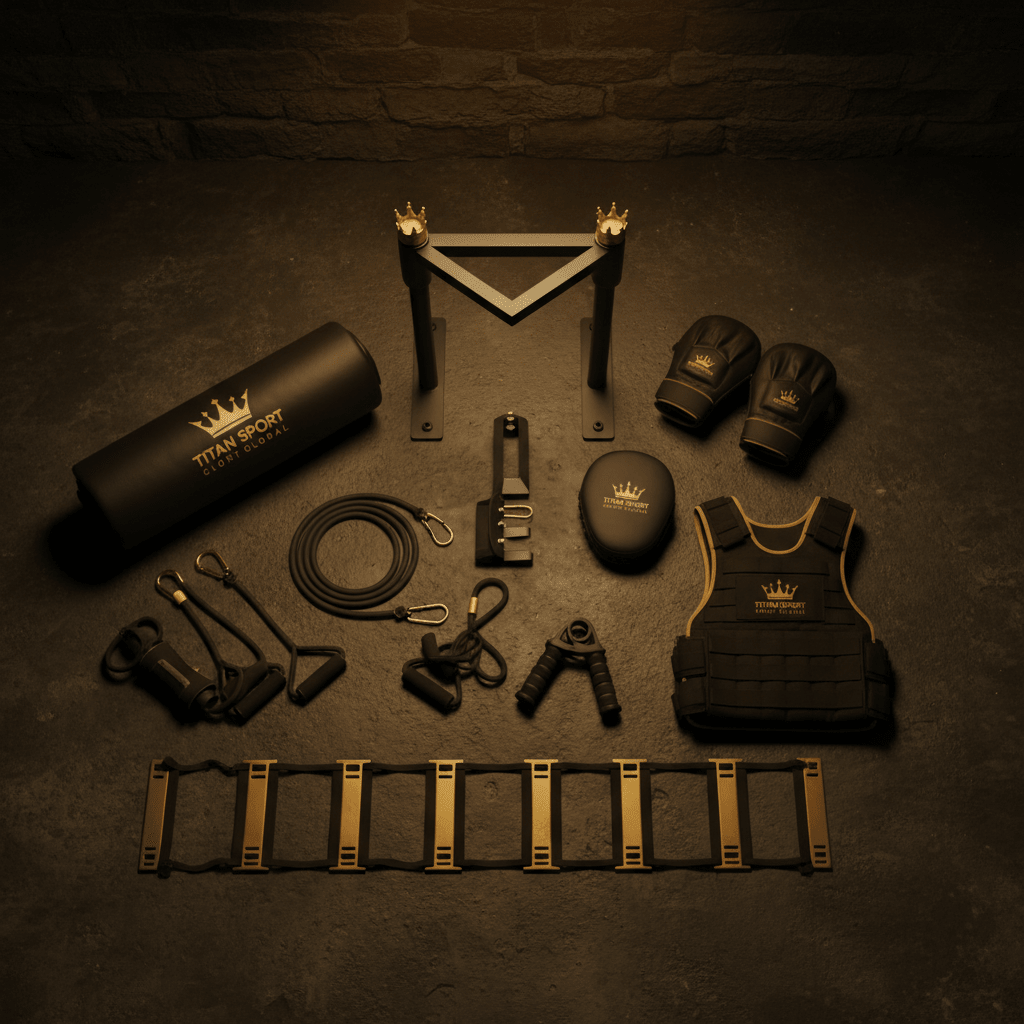 TITAN All-In-One Krav Maga & Self-Defense Home Gym Kit Crown Edition