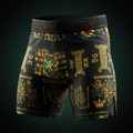 TITAN Ashanti Kingdom Training Shorts — Golden Stool Edition