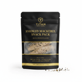 TITAN Smoked Mackerel Snack Pack Black Pepper — matte black pouch