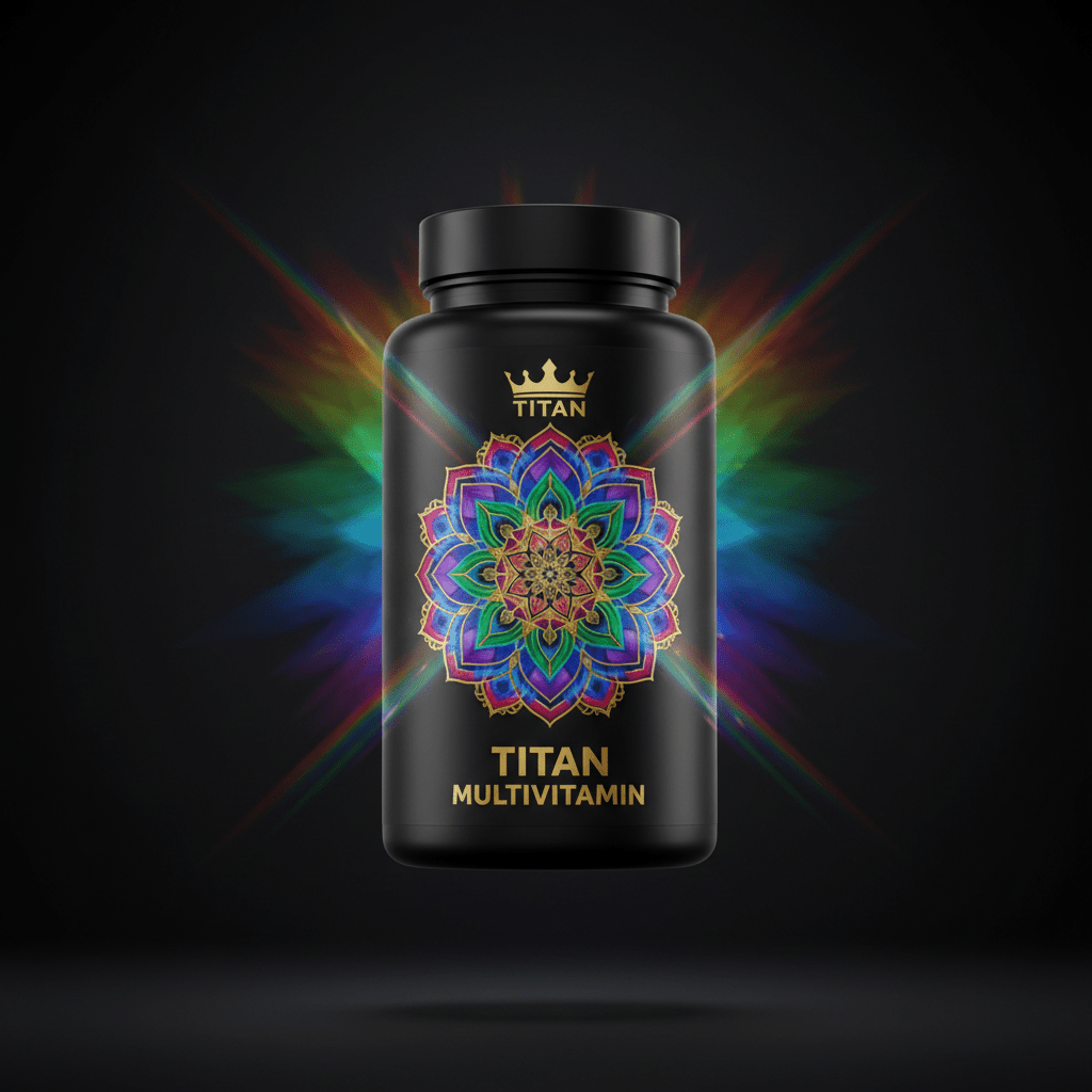 TITAN Multivitamin Complete Daily Formula 90 Tablets supplement bottle