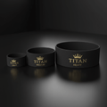 TITAN Crown Edition Fabric Booty Resistance Bands matte black gold
