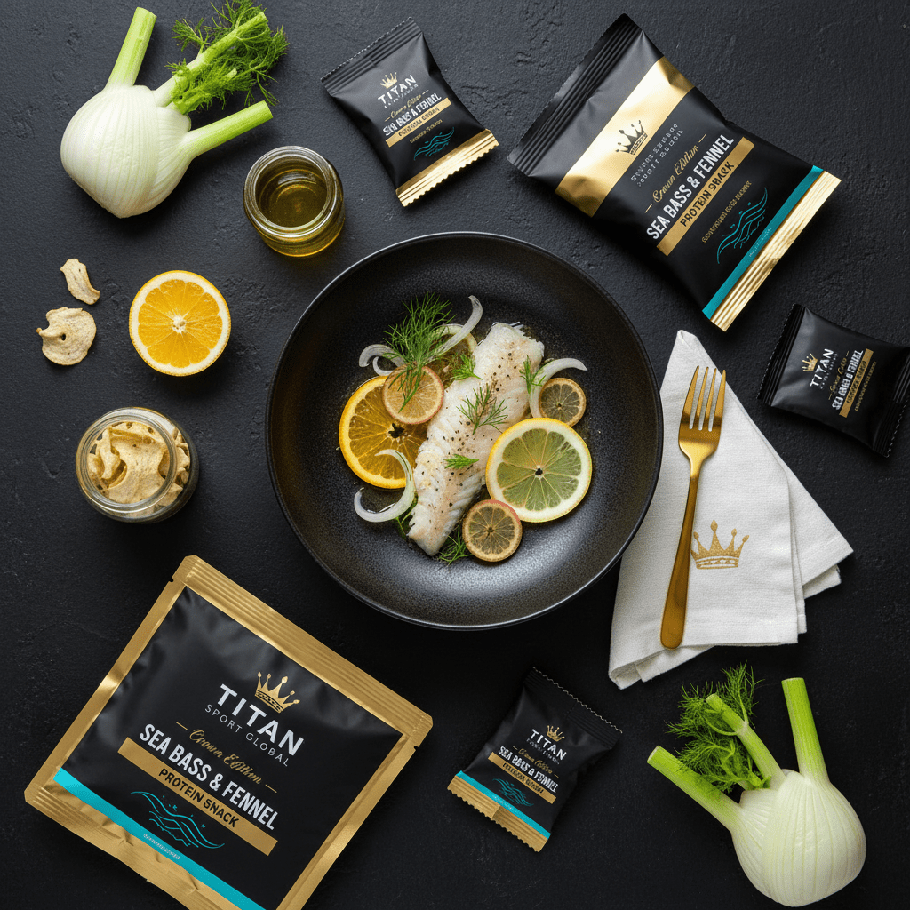 TITAN High-Protein Sea Bass & Fennel Snack Pack
