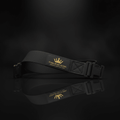 TITAN Stretching Strap Blackout Crown — matte black with gold crown logo