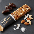 TITAN Natural Energy Bar Date & Almond Crown Edition — 5 ingredients no added sugar vegan product shot