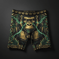 TITAN Men's Compression Shorts Gorilla King Crown Edition