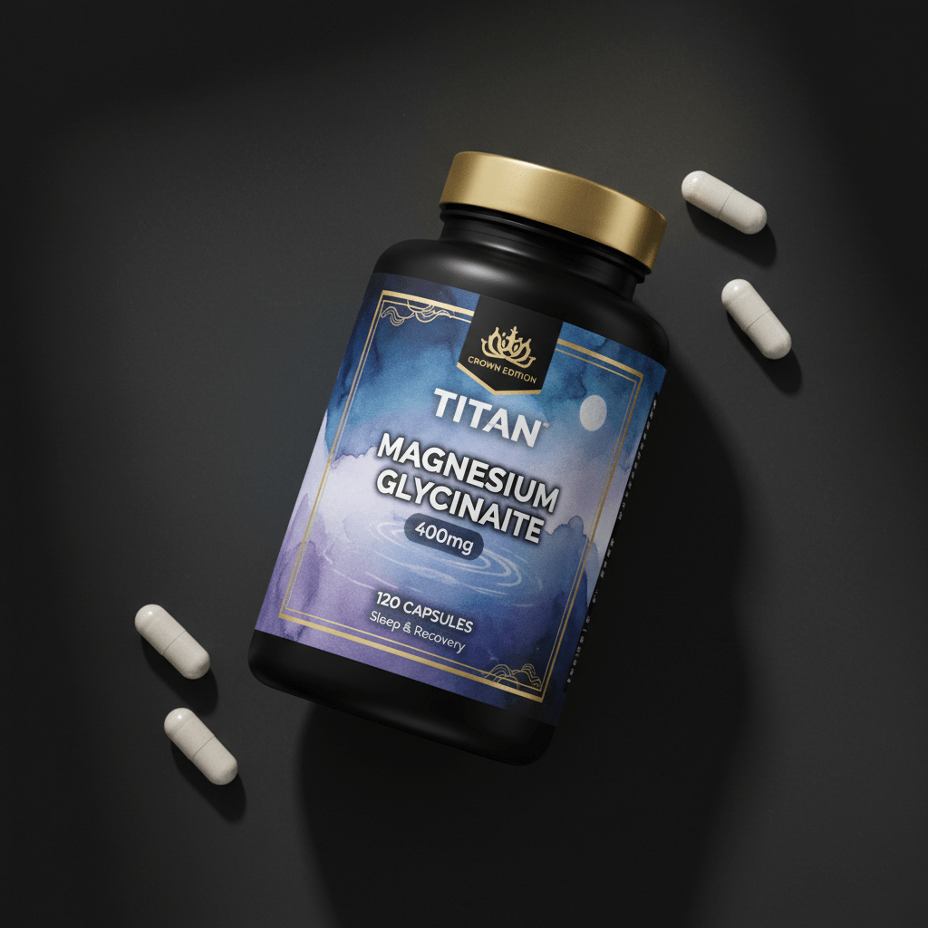 TITAN Magnesium Glycinate - 400mg Sleep & Recovery 120 Capsules