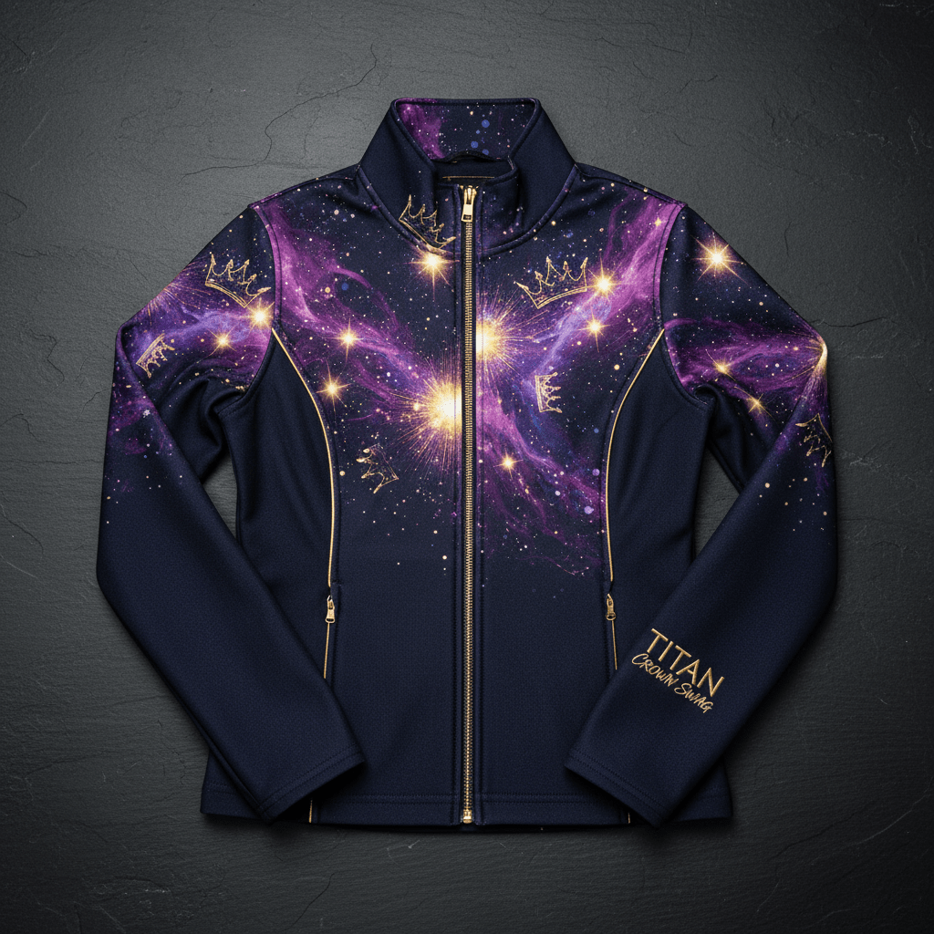 TITAN Women's Cosmic Burst Crown Softshell Jacket — Supernova Queen SWAG Edition