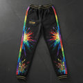 TITAN Women's Rainbow Crown Joggers flat lay