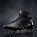 TITAN Football Cleat Midnight Black