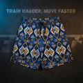 TITAN Men's Mesh Shorts — Bold Geometric Tribal Design