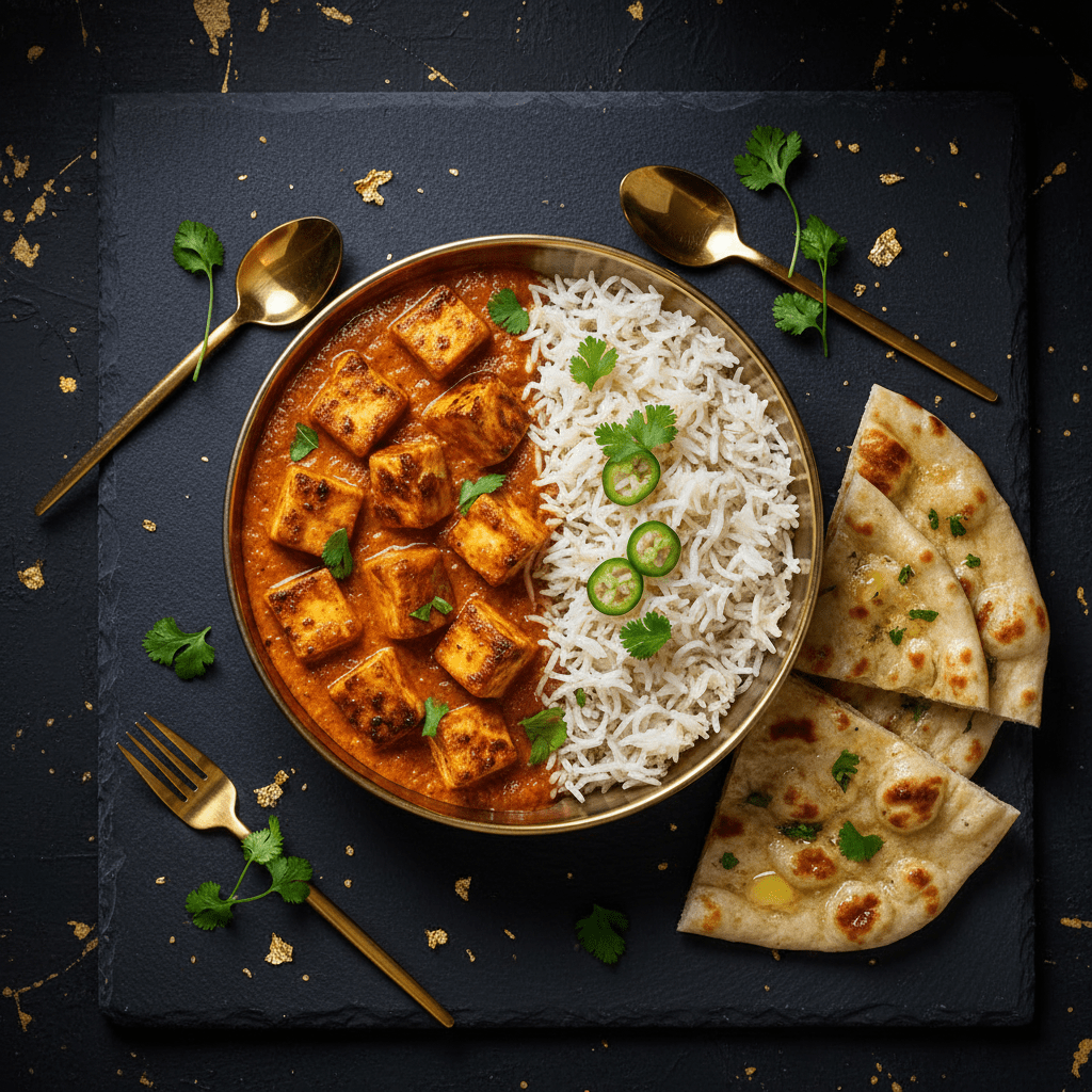 TITAN Indian Paneer Tikka Masala Vegetarian Lunch Bowl