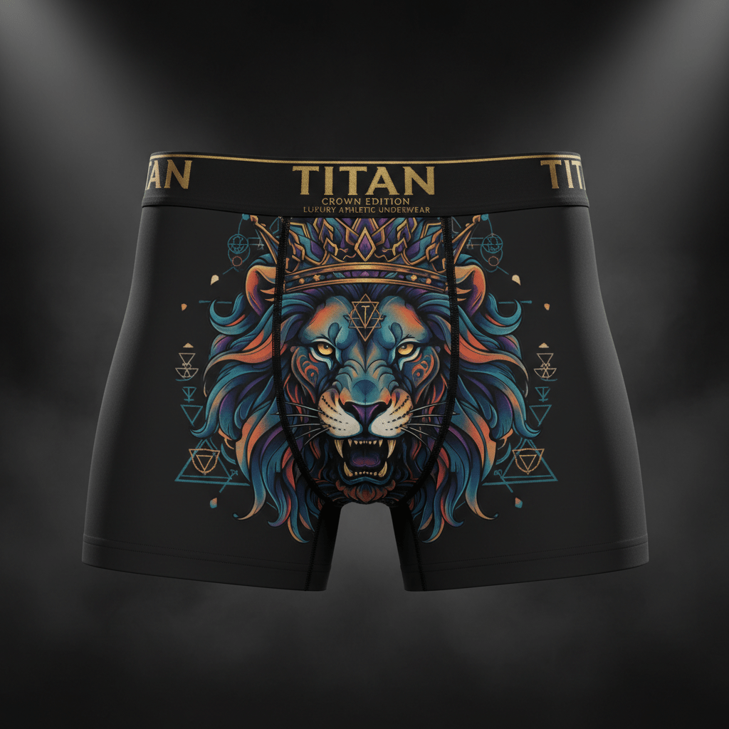 TITAN Men's Lion King Sacred Crown Trunks — Crown Edition