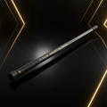 TITAN Lacrosse Stick Blackout Crown — matte black with gold crown logo