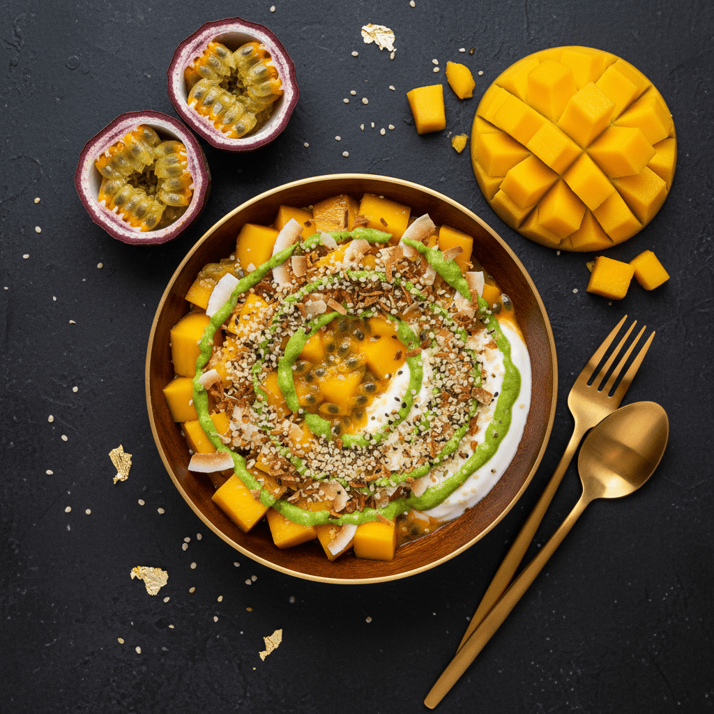 TITAN Passion Fruit Mango Sunrise Protein Fruit Bowl