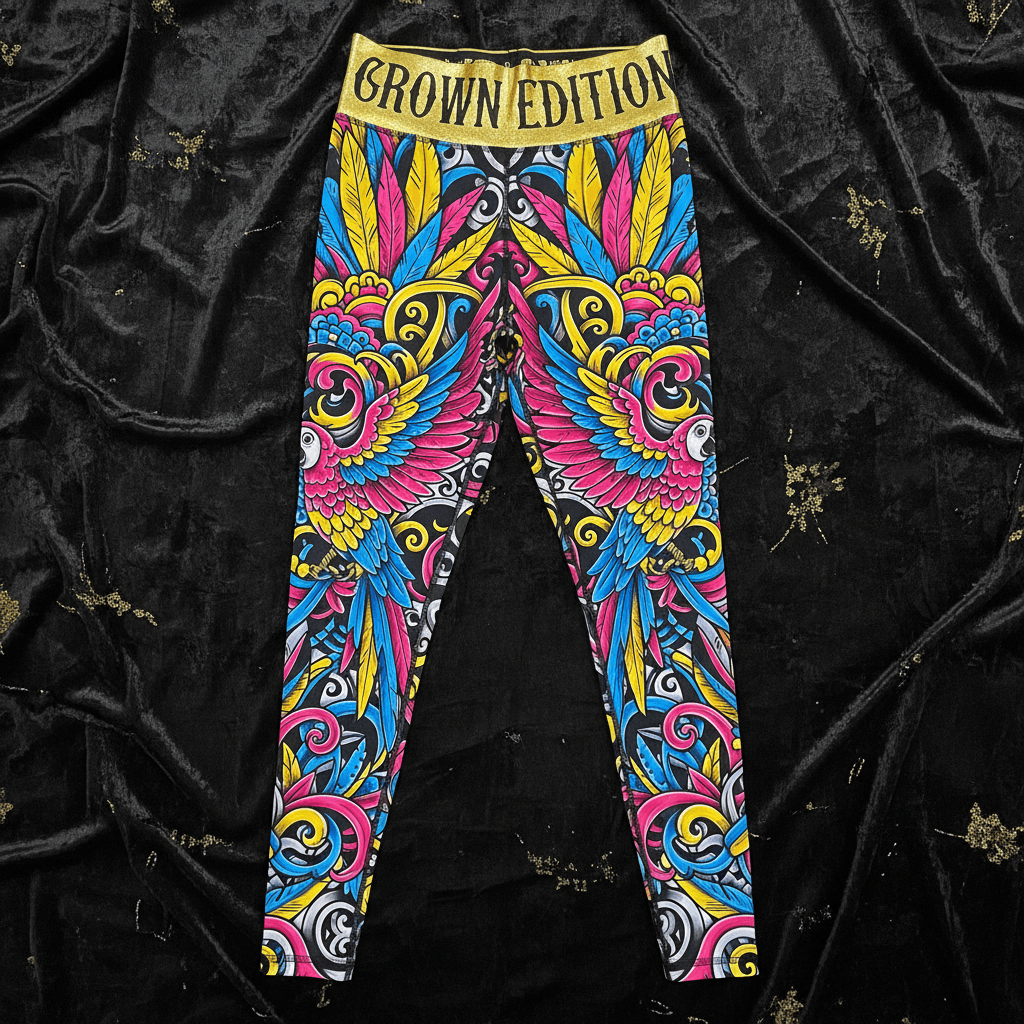 TITAN Crown Edition Tattoo Art Brazilian Carnival Leggings Women's Athletic Bottoms