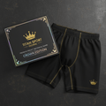 TITAN Crown Edition Cricket Abdominal Guard Matte Black Gold