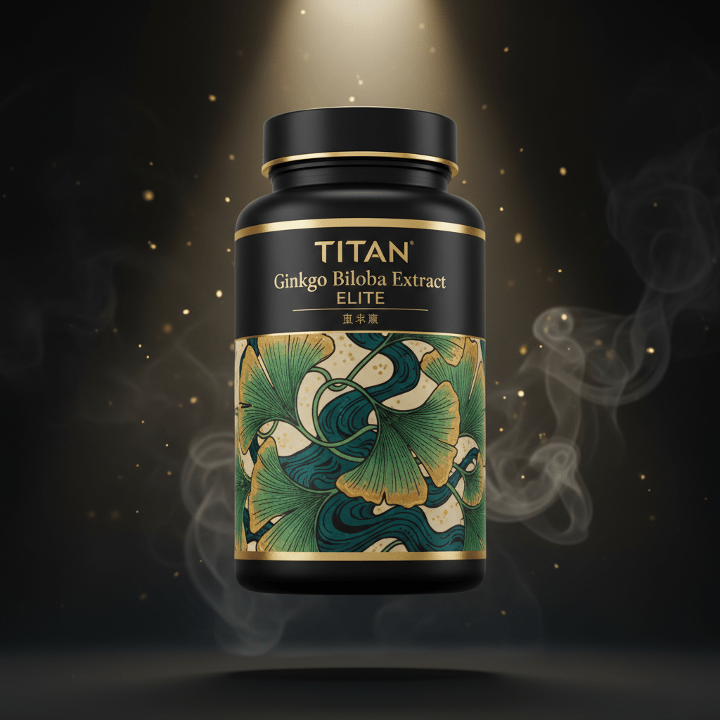 TITAN Ginkgo Biloba Extract Elite - 50% Flavonoids Brain Booster