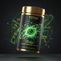 TITAN Organic Chlorella Tablets Vegan Detox Superfood supplement bottle
