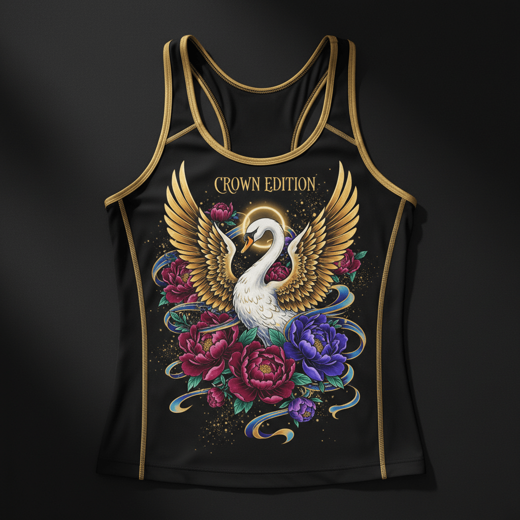 Radiant Grace Women's Tank — TITAN Crown Edition tattoo artwork