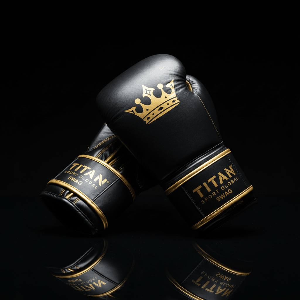 TITAN Off-Grid Boxing Gloves — Midnight Crown SWAG
