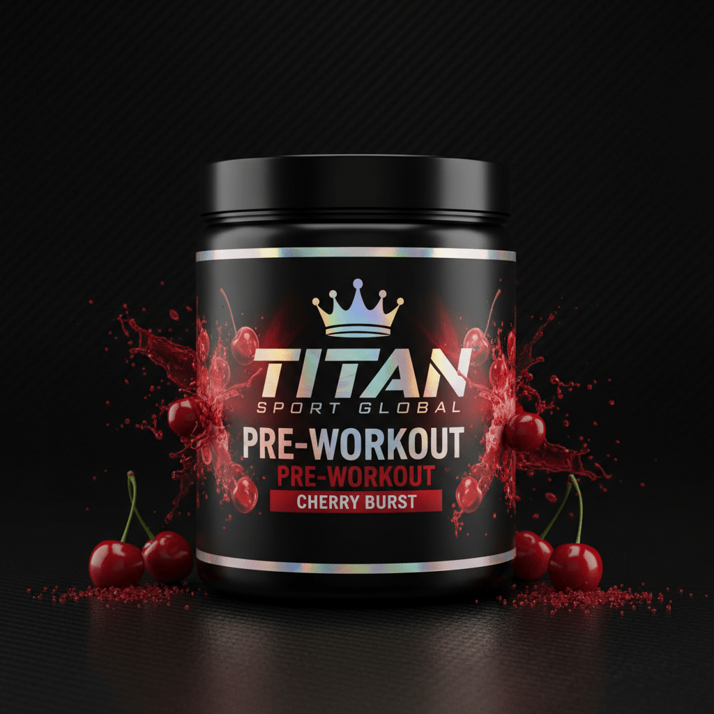 TITAN Cherry Bomb Pre-Workout Crown Edition