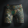 TITAN Women's Compression Shorts Warrior Queen Crown Edition
