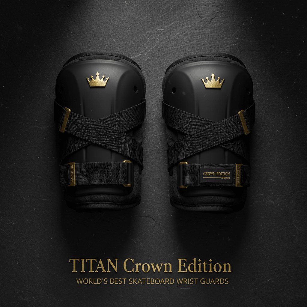 TITAN Crown Edition World's Best Skateboard Wrist Guards