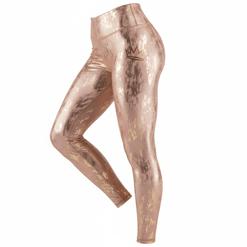 TITAN Rose Gold Crown Women’s Leggings — Crown SWAG Edition
